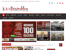 Tablet Screenshot of berimblog.com.br